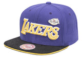 Los Angeles Lakers Mitchell & Ness NBA 2009 NBA Finals LA Pinned Snapback Hat - Pro Jersey Sports