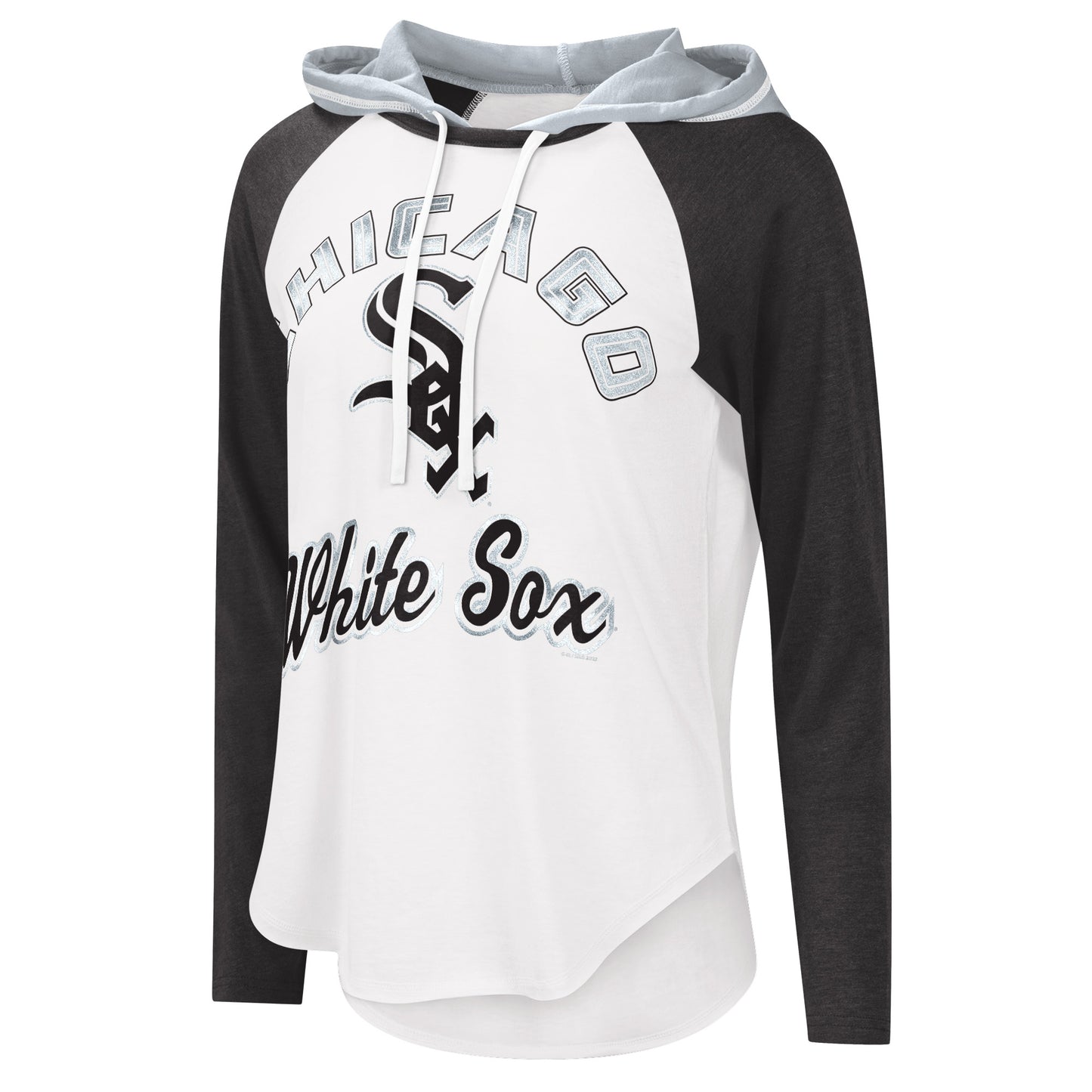 Womens Chicago White Sox White Long Sleeve Hoodie