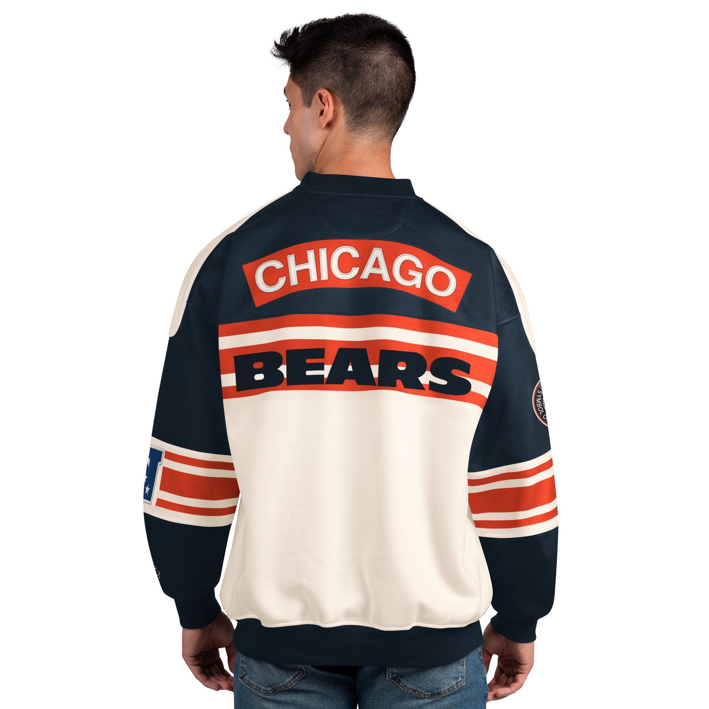 Men's Chicago Bears Starter Defense Crewneck Sweatshirt