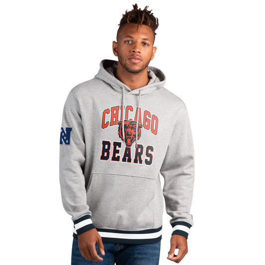 Men's Chicago Bears Gray Starter Snap Hoodie