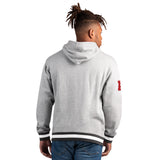 Men's Las Vegas Raiders Gray Starter Snap Hoodie - Pro Jersey Sports