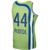 Men's Atlanta Hawks Green "Pistol" Pete Maravich Mitchell & Ness 1970-71 Hardwood Classics Swingman Jersey - Pro Jersey Sports