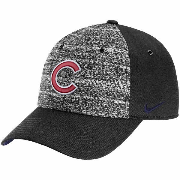 Unisex Chicago Cubs Nike Heathered Black New Day H86 Adjustable Hat