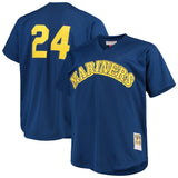 Men's Seattle Mariners Ken Griffey Jr. 1991 Mitchell & Ness Royal Blue Cooperstown Collection Mesh Batting Practice Jersey - Pro Jersey Sports