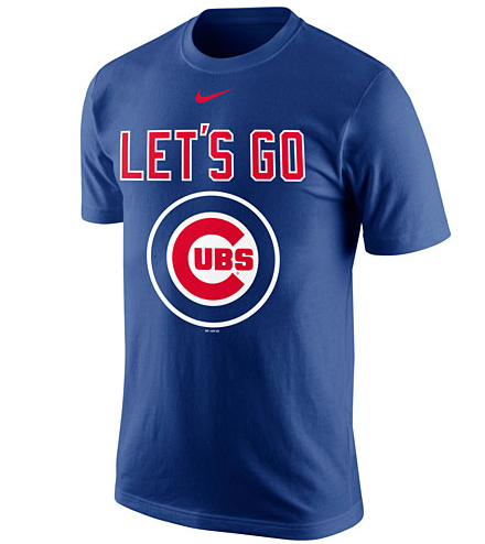 Chicago Cubs Local Phrase Lets Go T-Shirt By Nike