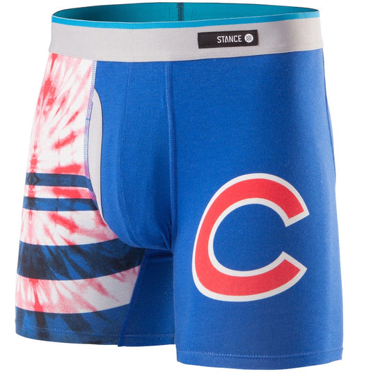 Stance Tie Dye Chicago Cubs Boxer Briefs