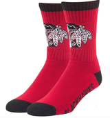 Chicago Blackhawks Men's Bolt Sport Casual Dress Crew Socks - Pro Jersey Sports