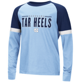 North Caroliona Tar Heels Colosseum Youth Ollie Long Sleeve Raglan T-Shirt - Pro Jersey Sports