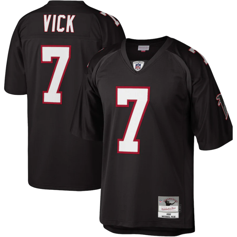 Michael Vick Atlanta Falcons Mitchell & Ness Legacy Replica Jersey - Black