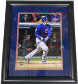 Chicago Cubs Anthony Rizzo "Alt Blue Jersey" 2016 World Series 18" x 21" Framed Photo - Pro Jersey Sports