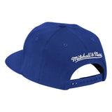 Men's Philadelphia 76ers Mitchell & Ness Royal Script Hardwood Classics Champ Year Trophy Snapback Hat - Pro Jersey Sports