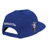 Men's Philadelphia 76ers Mitchell & Ness Royal Script Hardwood Classics Champ Year Trophy Snapback Hat - Pro Jersey Sports