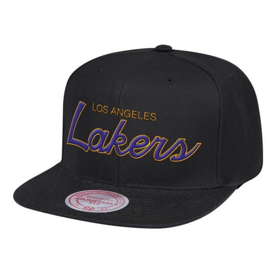 Men's Los Angeles Lakers Black NBA Sports Specialty Snapback Adjustable Hat