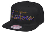 Men's Los Angeles Lakers Black NBA Sports Specialty Snapback Adjustable Hat - Pro Jersey Sports