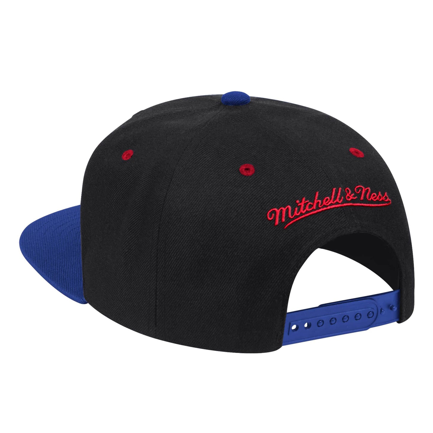 Philadelphia 76ers Mitchell & Ness Hardwood Classics Reload 2.0 Snapback Hat - Black/Blue