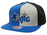 Men's Orlando Magic Hardwood Classics Mitchell & Ness NBA Team Color Pinwheel Snapback Hat - Pro Jersey Sports