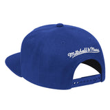 Mens NBA Philadelphia 76ers Royal Team Ground Snapback Hat By Mitchell And Ness - Pro Jersey Sports