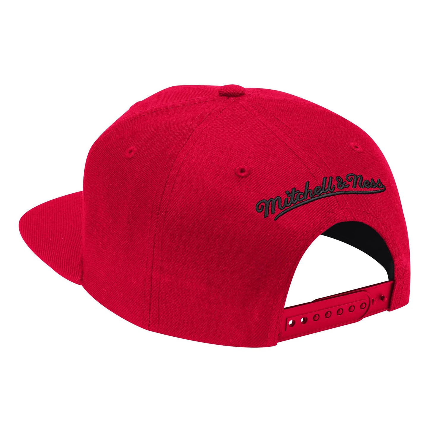Mens NBA Chicago Bulls Red Team Ground Snapback Hat By Mitchell And Ness