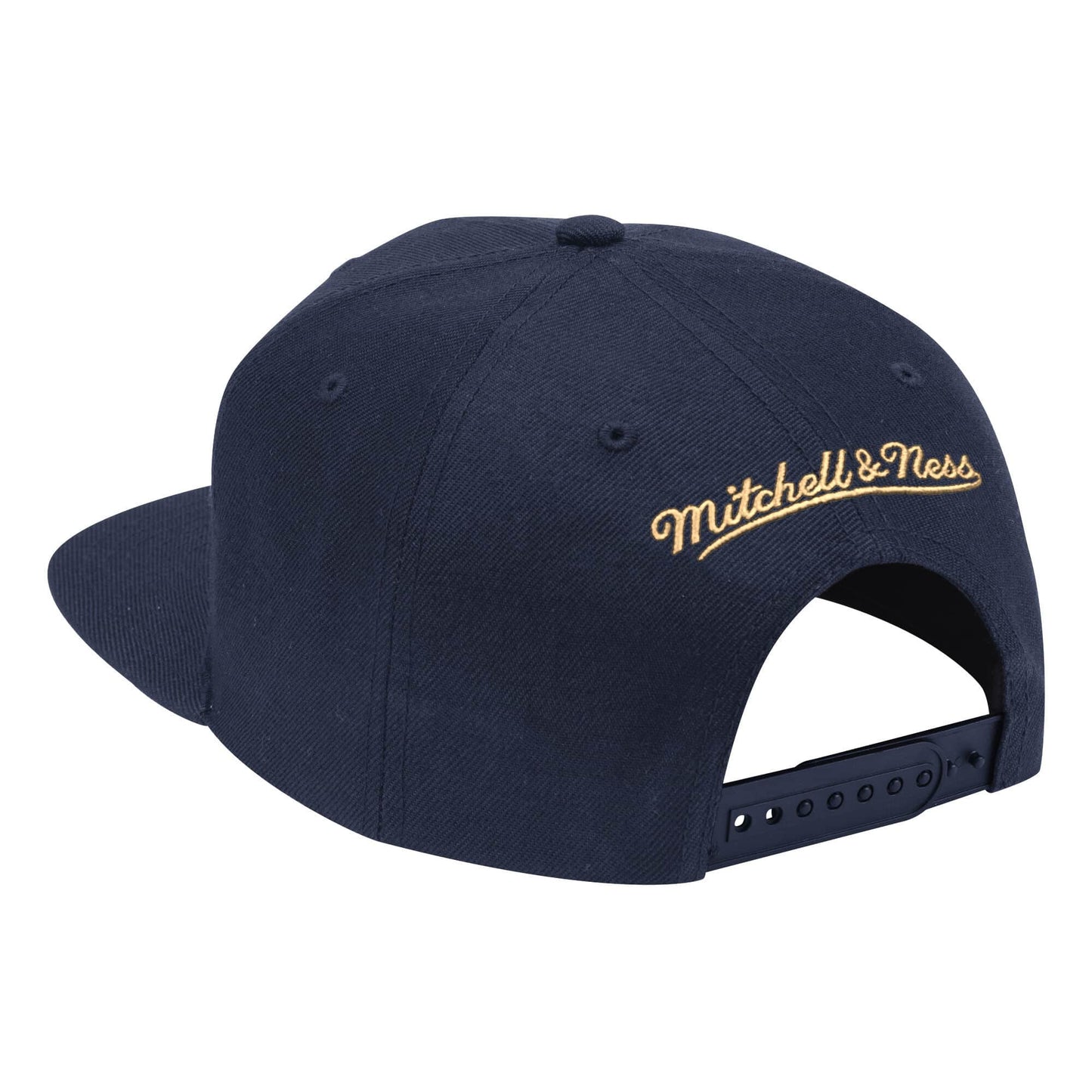 Mens NBA New Orleans Pelicans Navy Team Ground Snapback Hat By Mitchell And Ness