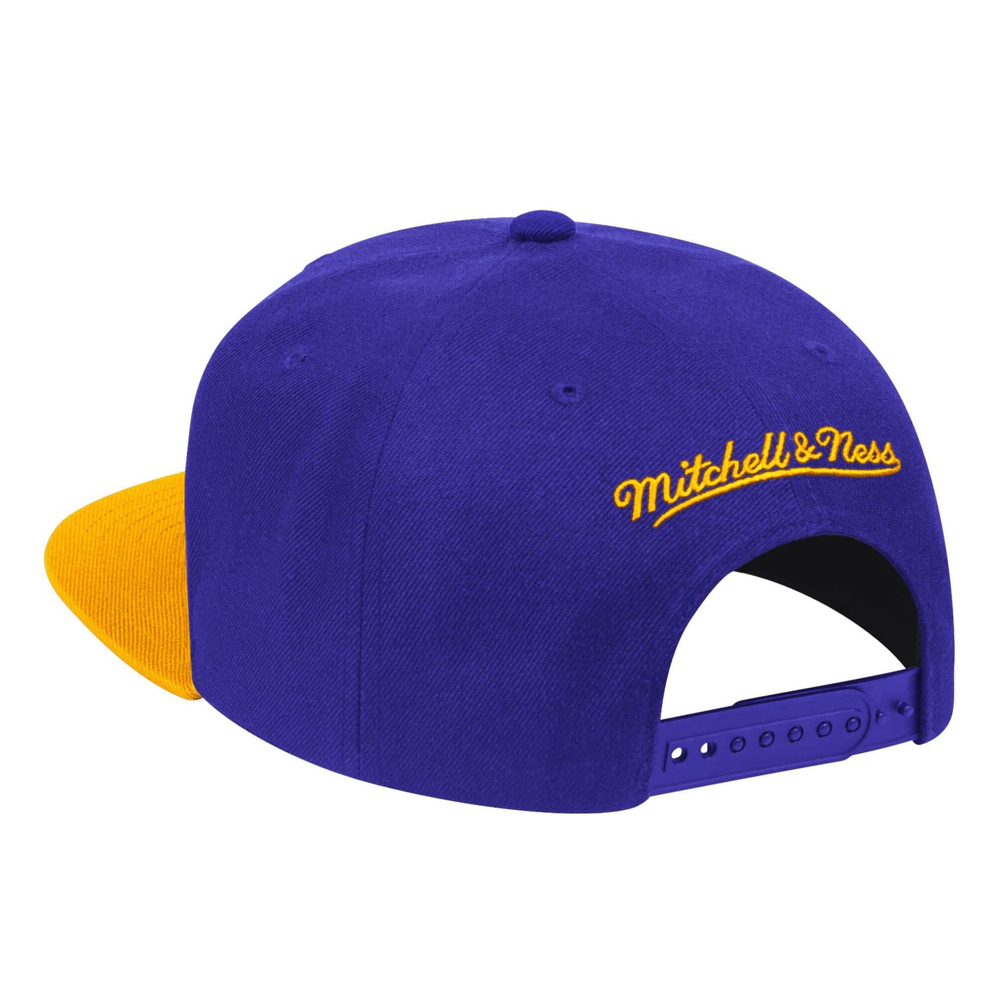 Mens NBA Los Angeles Lakers Purple/Gold Wool 2 Tone Snapback Hat By Mitchell And Ness