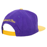 Men's Utah Jazz Mitchell & Ness Purple/Gold Hardwood Classics Reload 2.0 Snapback Adjustable Hat - Pro Jersey Sports