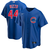 NIKE Men's Anthony Rizzo Chicago Cubs Blue Alternate Replica Jersey - Pro Jersey Sports