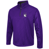 Men's Northwestern Wildcats Performance Fleece Full Zip 1/4 Zip Track Jacket By Colosseum Athletics - Pro Jersey Sports