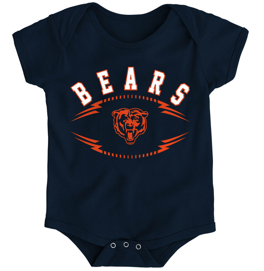 Newborn/Infant Chicago Bears Future Ball Short Sleeve Creeper