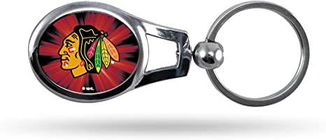 Chicago Blackhawks NHL Oval Keychain