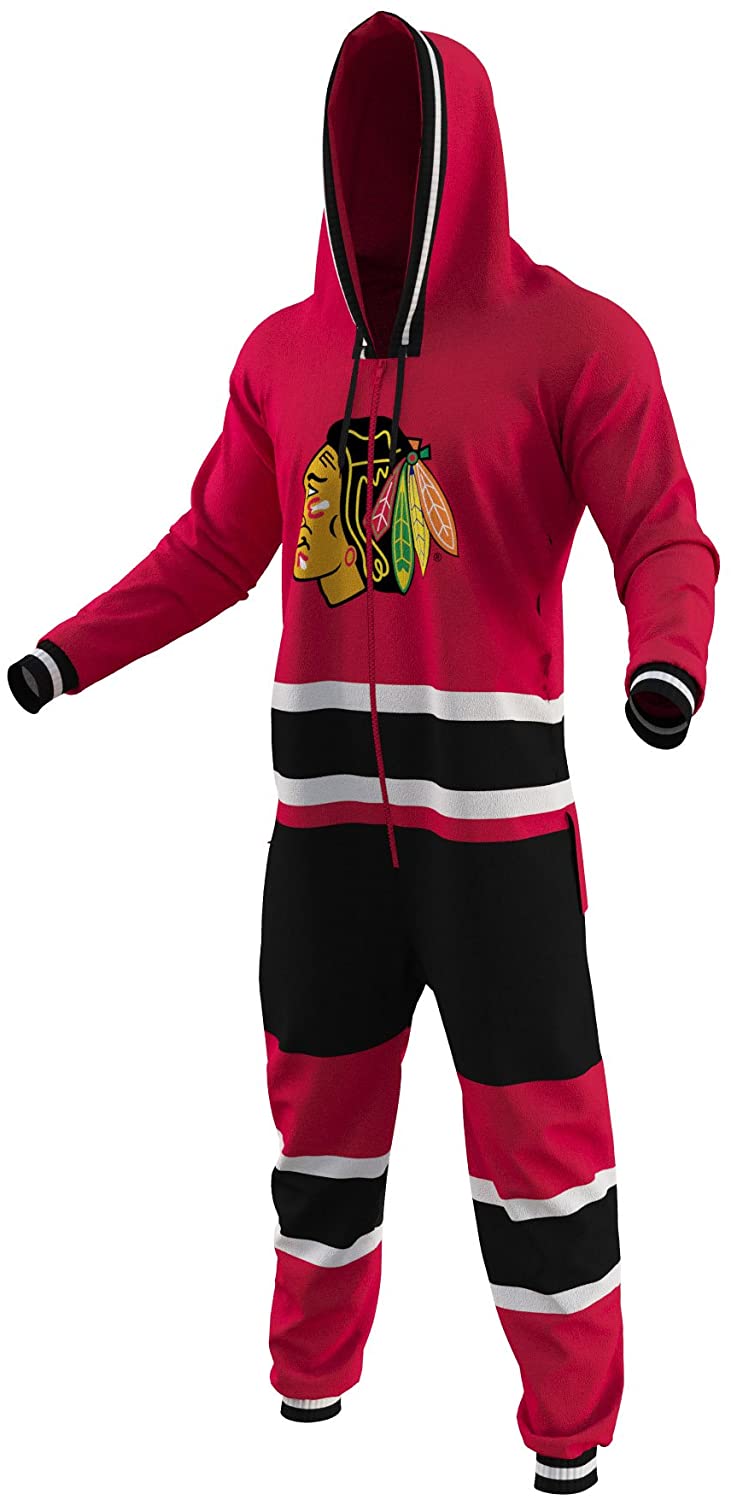 Chicago Blackhawks Ice Team Color Hockey Sockey Onsie