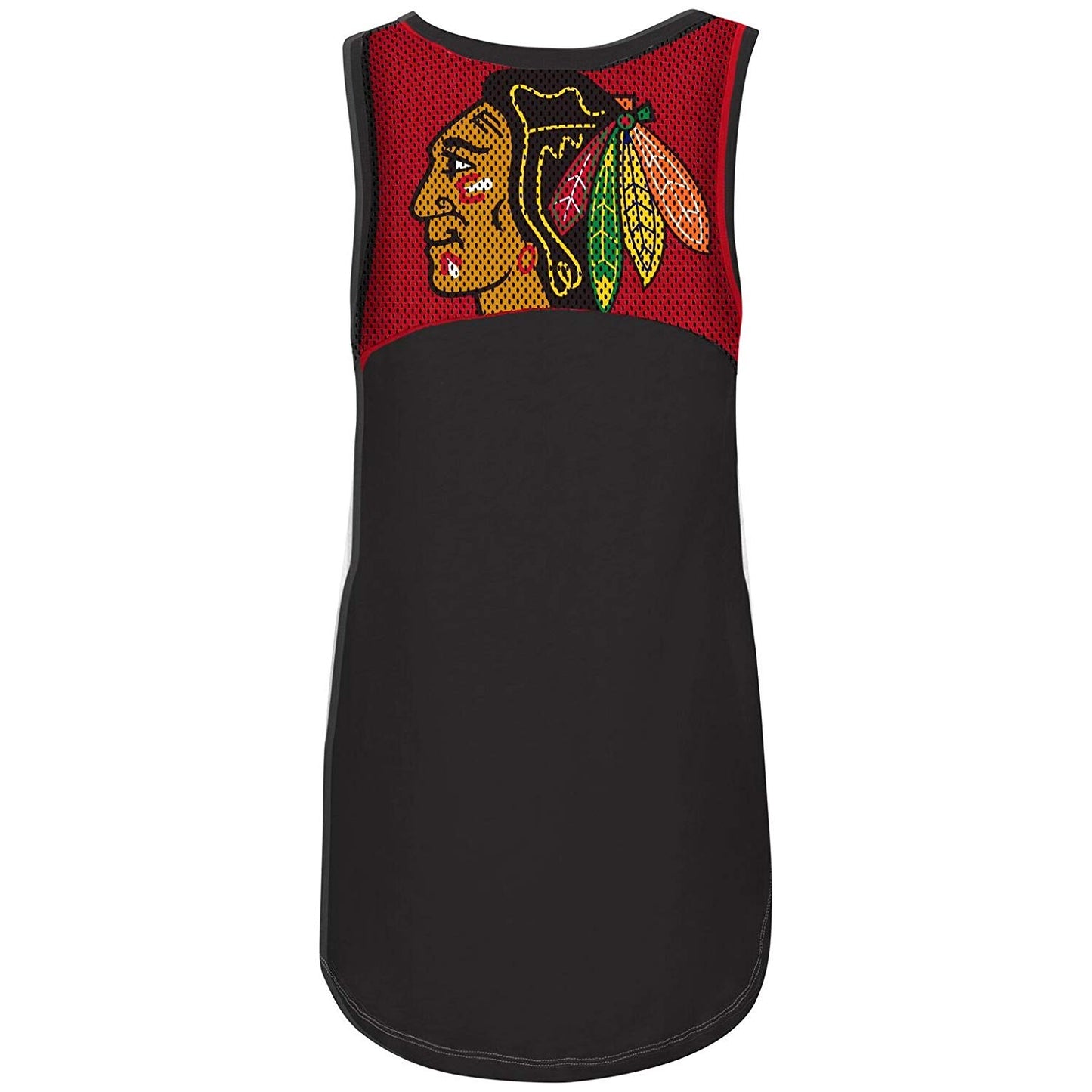 Women's Chicago Blackhawks In the Stands Mesh Back Tank Top