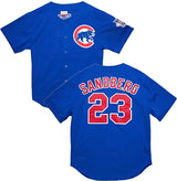 Youth Chicago Cubs Ryne Sandberg Mitchell & Ness Royal Cooperstown Collection Mesh Batting Practice Jersey - Pro Jersey Sports