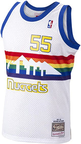Men's Mitchell & Ness Dikembe Mutombo Denver Nuggets Men's White 1991-92 Swingman Jersey - Pro Jersey Sports