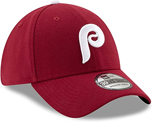 Men's New Era Maroon Philadelphia Phillies Alternate 2 Team Classic 39THIRTY Flex Hat