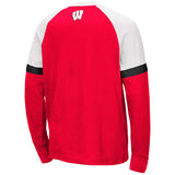 Wisconsin Badgers Colosseum Youth Ollie Long Sleeve Raglan T-Shirt - Pro Jersey Sports
