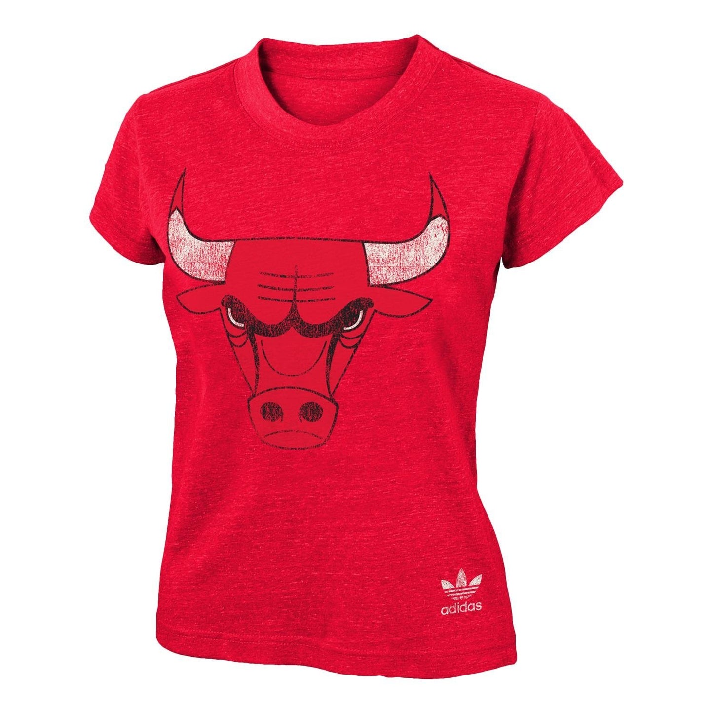 Girls Chicago Bulls Youth Tri-Blend T-Shirt