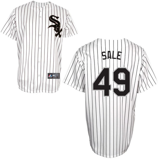 Youth Chicago White Sox Chris Sale Home Polyester Jersey