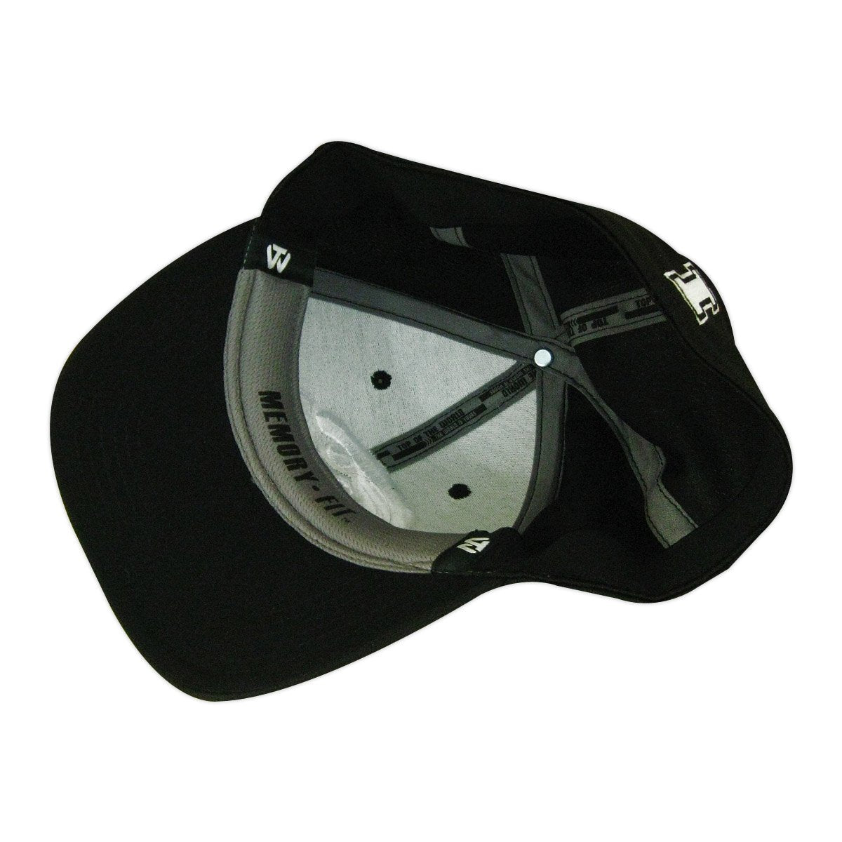 NCAA Iowa Hawkeyes Ultrasonic Black One Fit Flex Hat