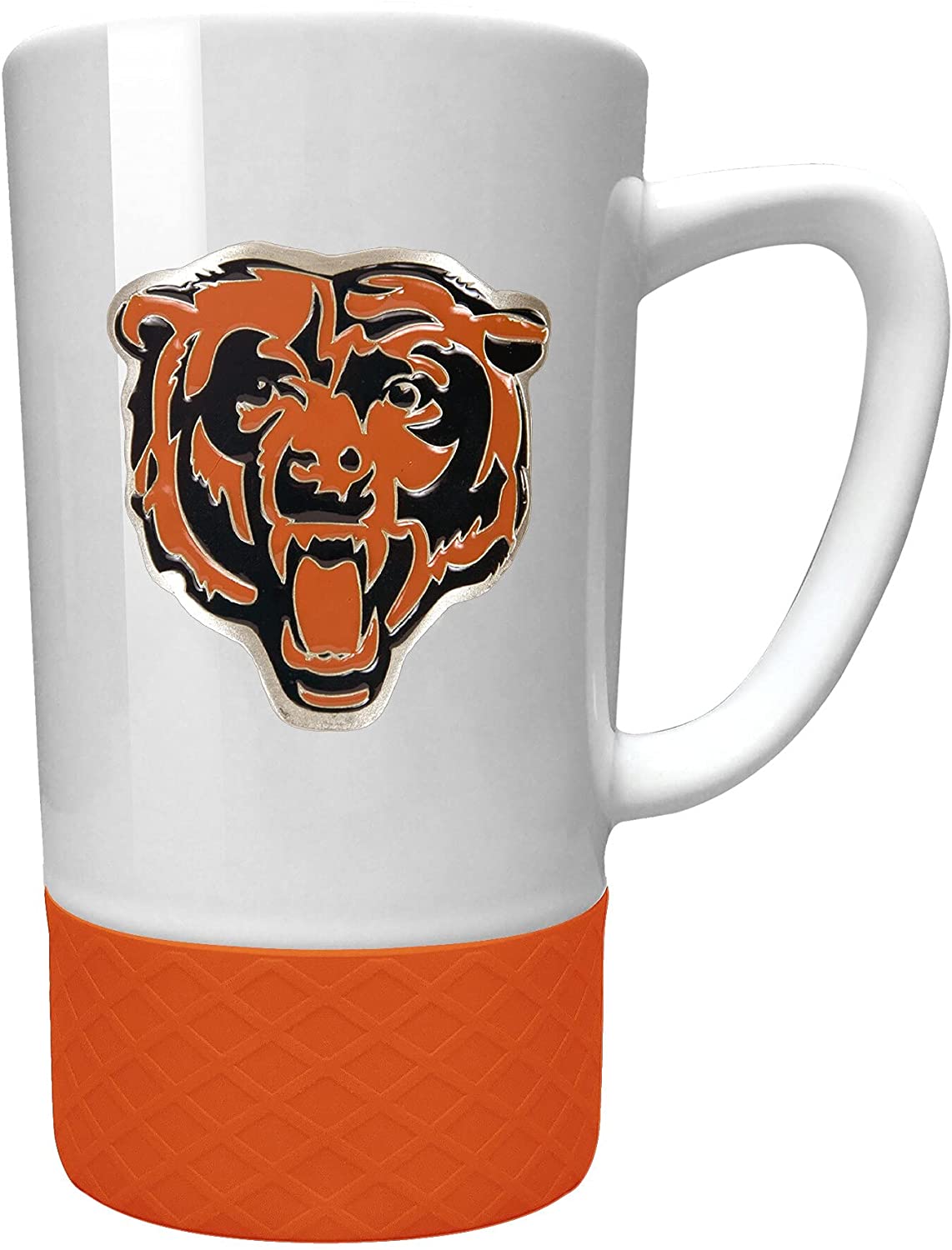 Chicago Bears The JUMP Logo 15 oz Coffee Mug w/ Metal Emblem