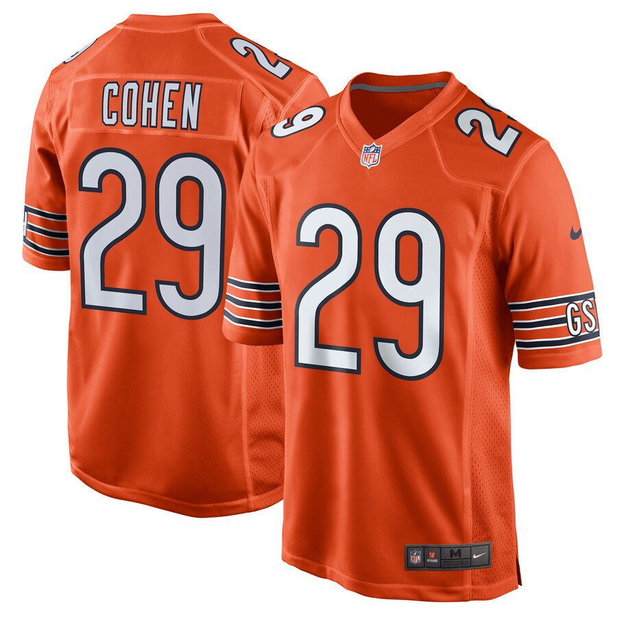 Youth Chicago Bears Tarik Cohen Nike Orange Game Jersey