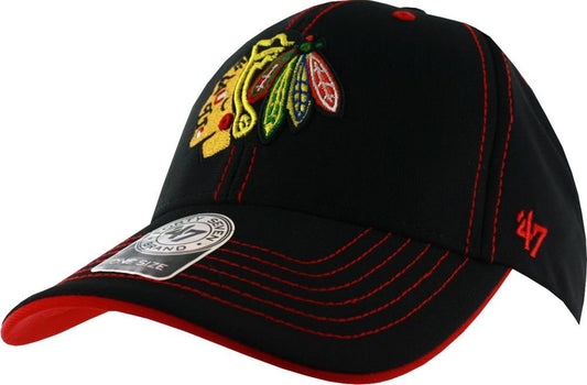 '47 Brand NHL Chicago Blackhawks Defiance MVP Adjustable Hat