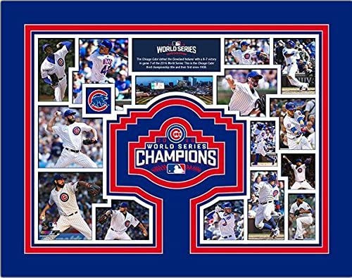 Chicago Cubs 2016 World Series Milestones and Memories Matted Photos (Size: 11" x 14")