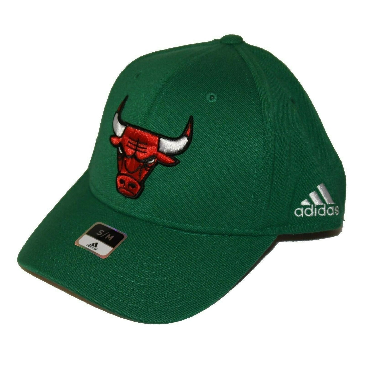 NBA Men's Chicago Bulls Adidas St. Patrick's Day Kelly Green Flex Fit Hat