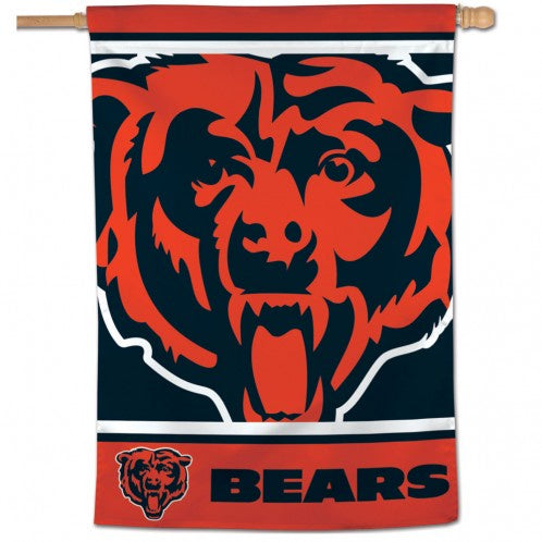 Chicago Bears Mega Logo Vertical 28X40 Flag By Wincraft