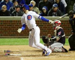 Chicago Cubs Kris Bryant Home Run Game 5 of the 2016 World Series Photo (8X10)