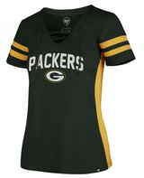 Women's Green Bay Packers  '47 Turnover V-Neck Top - Pro Jersey Sports