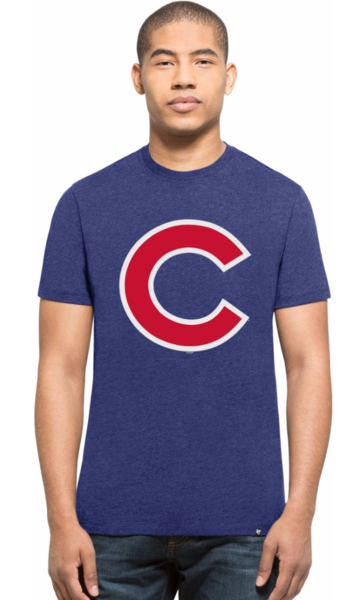 47 Mens Chicago Cubs Royal Club T-Shirt