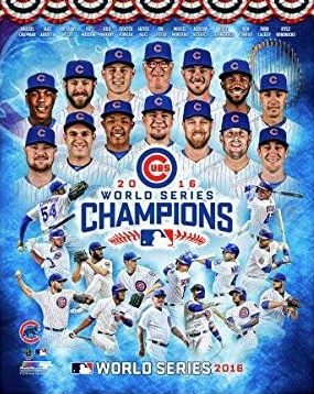Chicago Cubs 2016 World Series Champions Team Photo