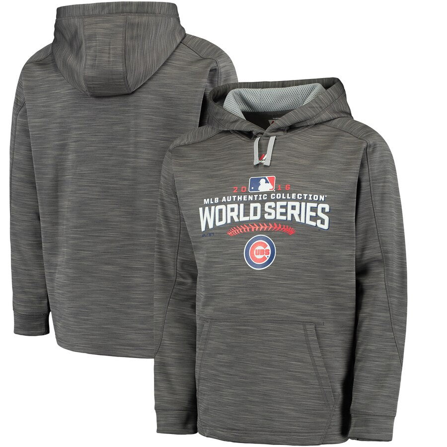 Men's Chicago Cubs 2016 World Series Authentic Collection On-Field Participant Streak Pullover Hoodie