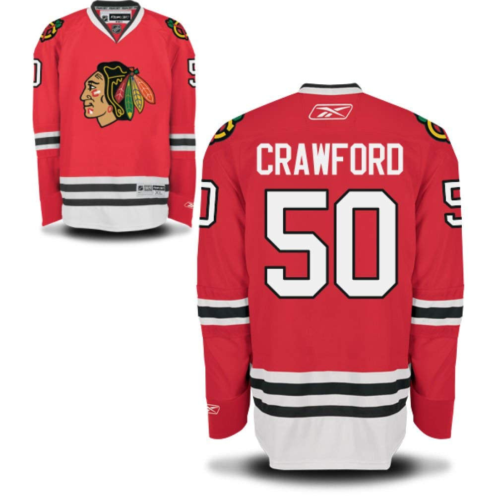 Youth Chicago Blackhawks Corey Crawford Premier Home Jersey